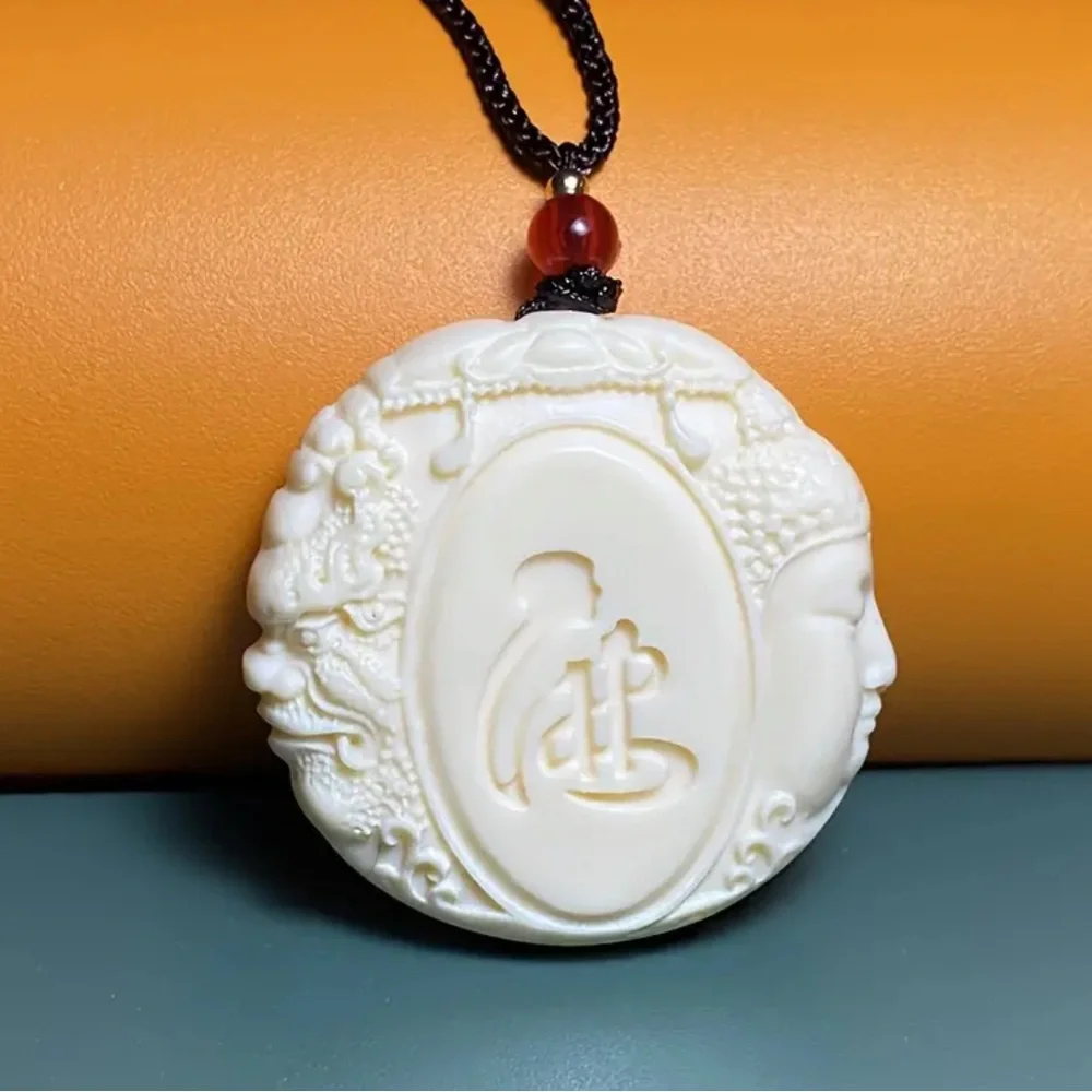 Carved necklace